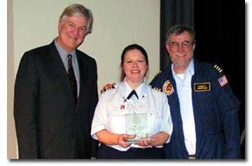 Bob and Diane Dempster with John Hope